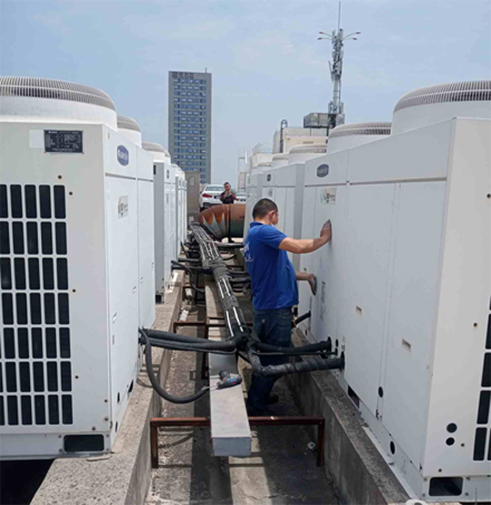 旌阳中央空调制热和不制冷系统维修方法